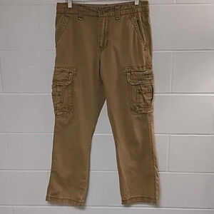 Vintage Union Bay 29X30 Mustard Tan Cargo Pant Streetwear Hippie Chic Utility